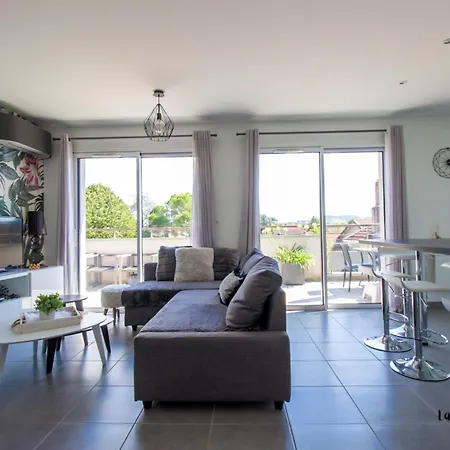 Urban Jungle Terrasse Clim Parking Apartment Albi